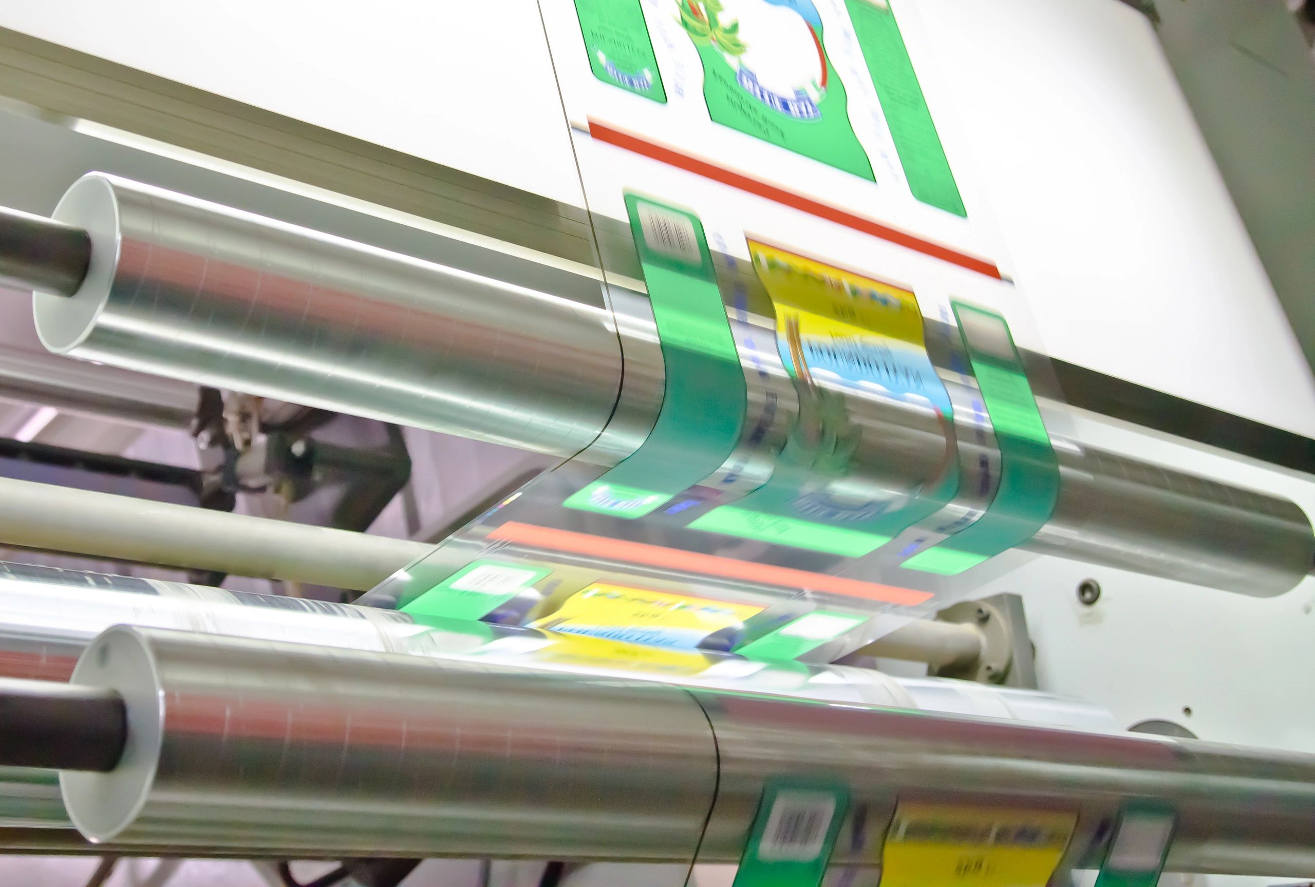 Flexible packaging manufacturing line